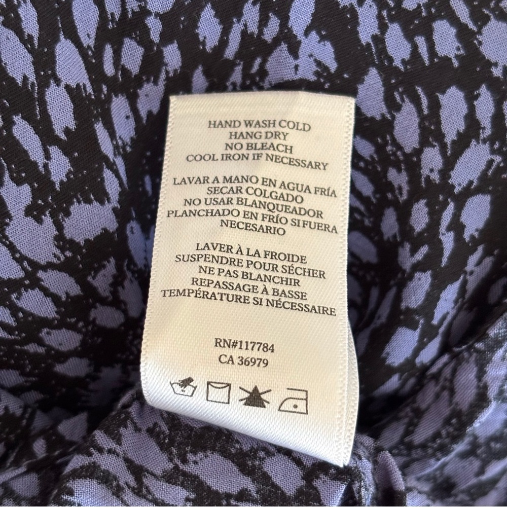 Rails Josephine Midnight Lynx Button Front Shirt Large - Picture 9 of 9